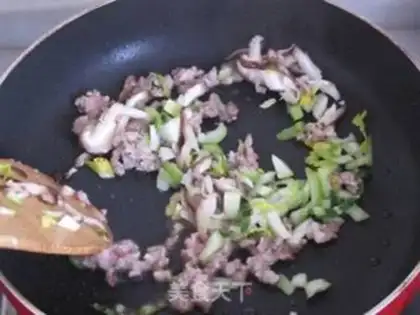 Make Vegetable fried fans step 4