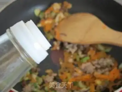Make Vegetable fried fans step 6