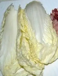Make Yellow cabbage rolls step 1