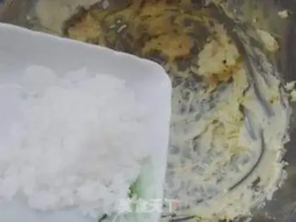 Make Black sesame cookies step 2