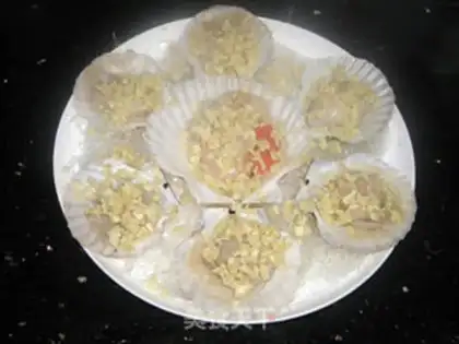 Make Garlic fan floss step 3