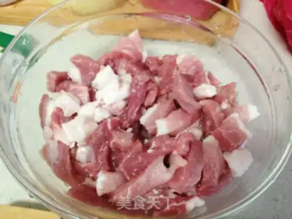 Make Toothpick meat step 1