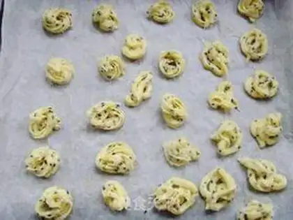Make Black sesame cookies step 9