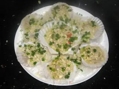 Make Garlic fan floss step 4