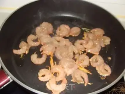 Make Crab mushrooms and shrimp step 5