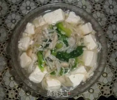 Make Gold needle tofu emerald soup step 4