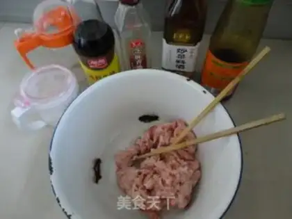 Make Puppet pork buns step 1