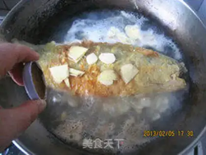 Make Fried yellow florist step 12