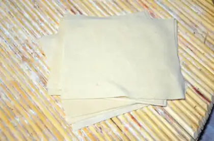 Make Spring roll step 6