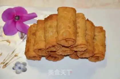 Make Spring roll step 11