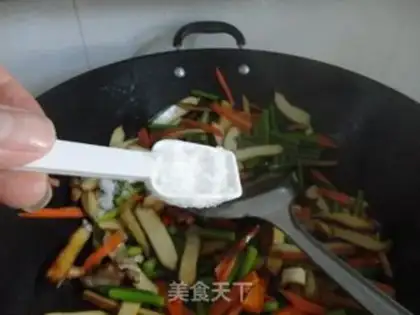 Make Garlic fried tofu step 7