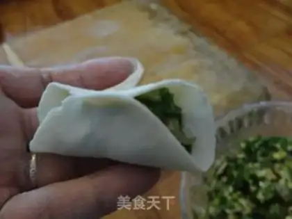 Make Three fresh dumplings step 8