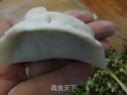 Make Three fresh dumplings step 9