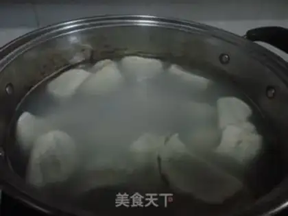 Make Three fresh dumplings step 10