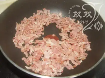 Make Bacon pancake step 1