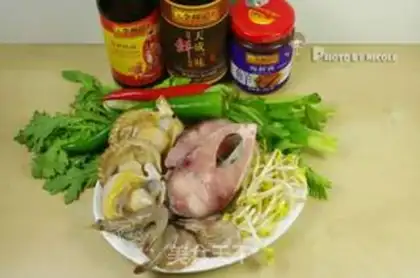Make Seafood pan step 0