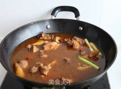 Make Chicken stew mushrooms step 5