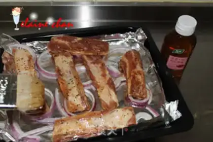 Make French black pepper pork chops step 3