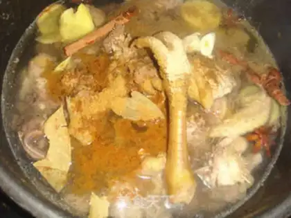 Make Potato chicken step 1