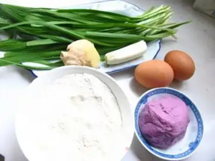 Make Double egg dumplings step 0