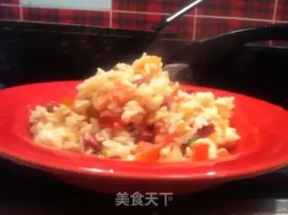 Make Tomato egg fried rice step 9