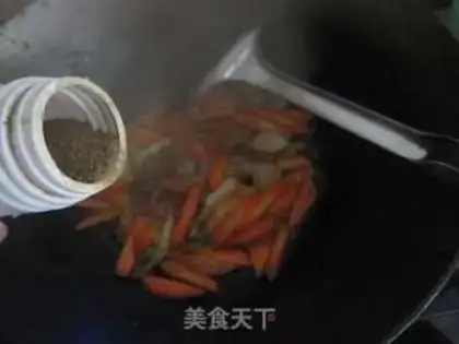 Make Carrot. Dry tofu step 6