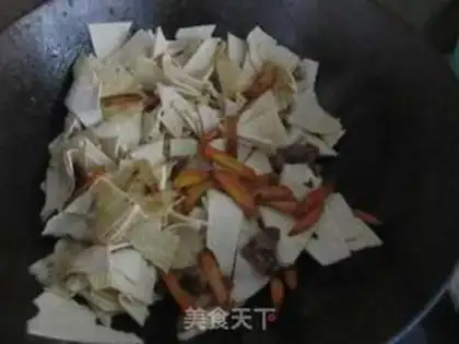 Make Carrot. Dry tofu step 9