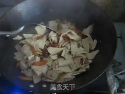 Make Carrot. Dry tofu step 12