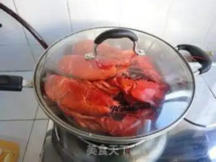 Make Garlic lobster step 2