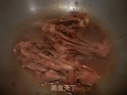 Make Chicken leg burns step 1