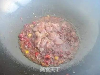 Make The rice powder in Xinjiang step 7