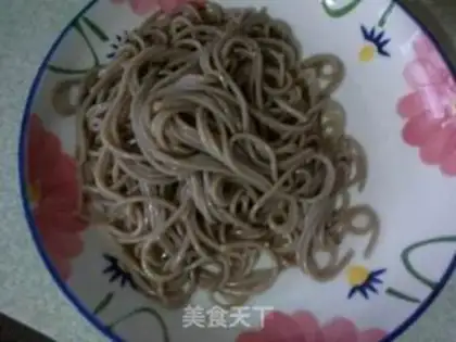 Make Soup and eggplant noodles step 3