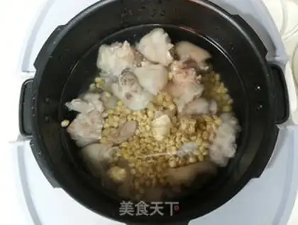 Make Pig hoof soybeans step 4