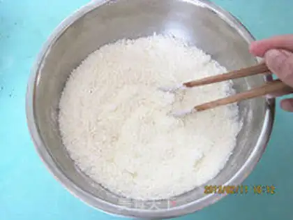 Make Milk and egg white cocoon ball step 3