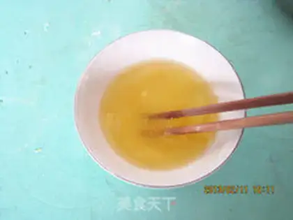 Make Milk and egg white cocoon ball step 4