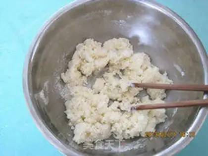 Make Milk and egg white cocoon ball step 6