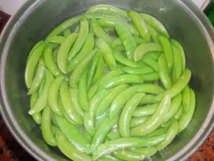 Make Carrot, sweet beans step 0