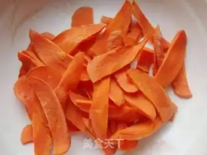 Make Carrot, sweet beans step 2
