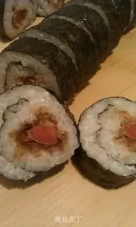 Make Pickle pine sushi step 10