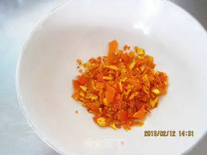 Make Orange sponge cake step 1