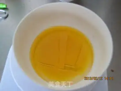 Make Orange sponge cake step 2
