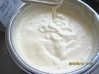 Make Orange sponge cake step 4