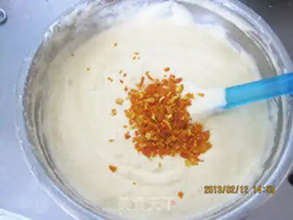 Make Orange sponge cake step 6