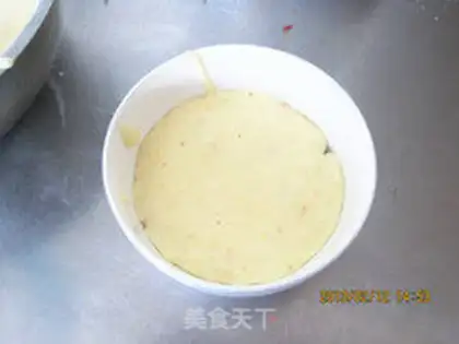 Make Orange sponge cake step 7
