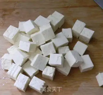 Make Shrimp sauce, tofu step 1