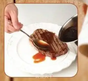 Make French wine juice steak step 2