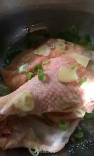 Make Salt chicken step 1