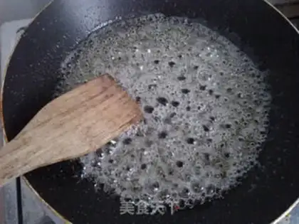 Make Caramel apple flip cake step 2