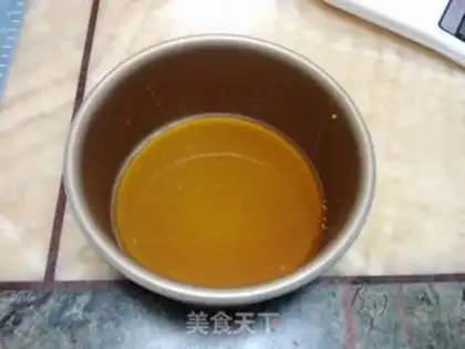 Make Caramel apple flip cake step 4