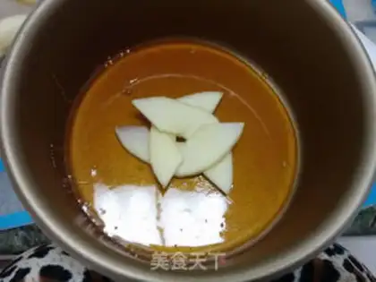 Make Caramel apple flip cake step 6
